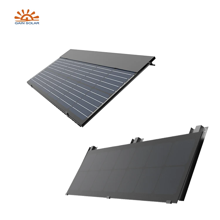 Home Use Tile Roof Solar Panel Installation On Tile Roof Tile Roof Bipv Solar Shingles