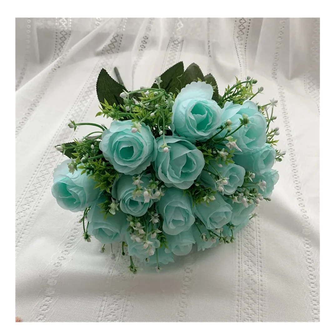 Big 18 Heads Rose Bouquet Wedding Decorative Artificial flowers for Wedding Wholesale decoration supplies Big head Rose Bundle
