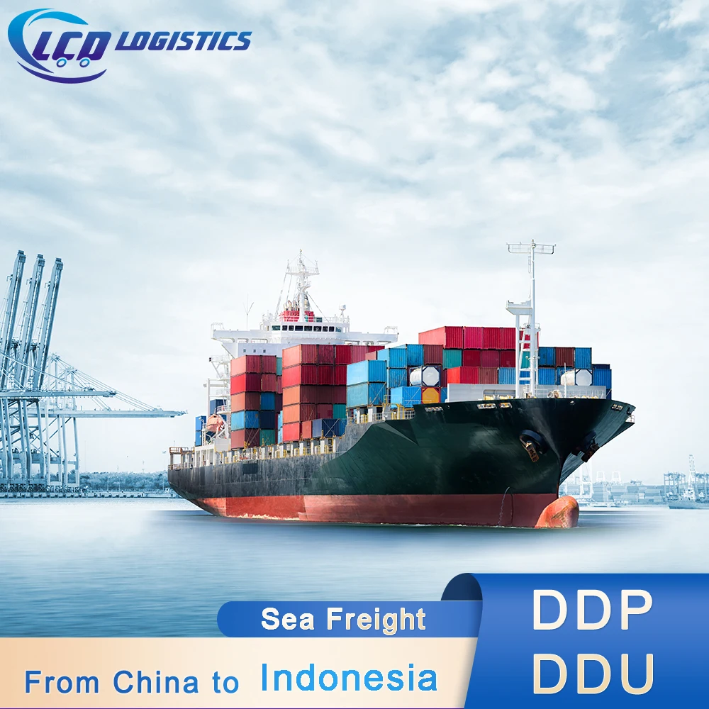 door to door cheap lcl forwarder rates sea freight from hong kong shanghai china to jakarta indonesia custom cleaerance