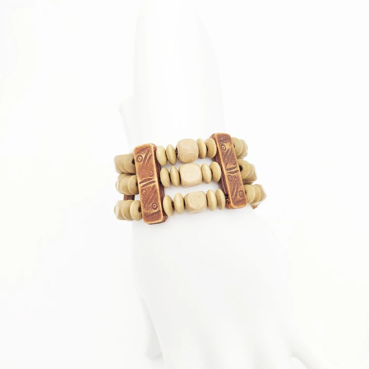 Original design wooden bead bracelet lovers bracelet simple national style Joker bracelet