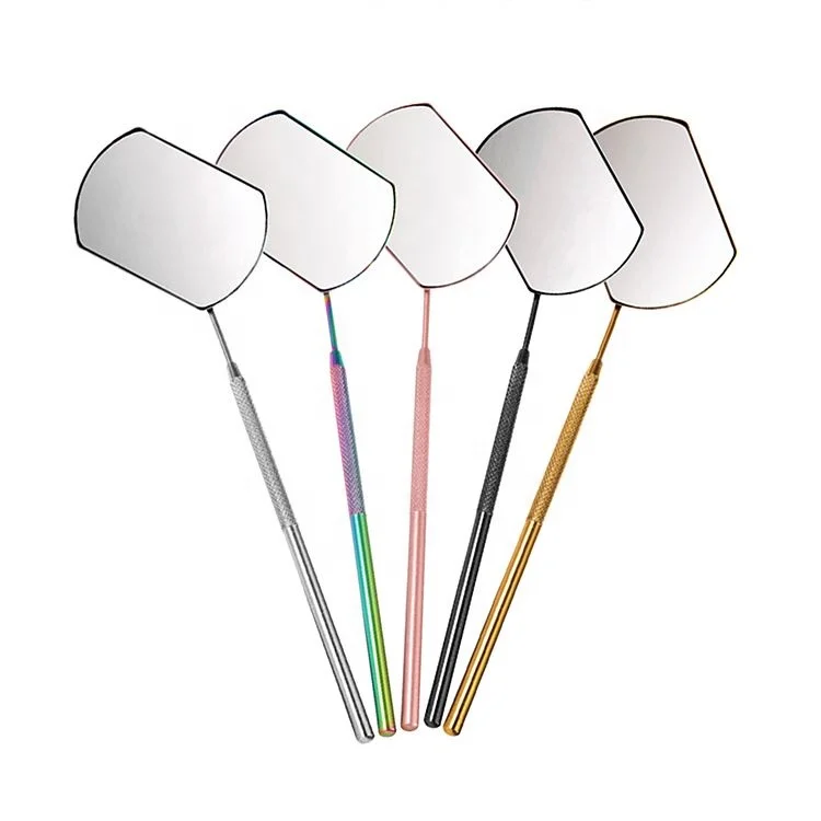 Eyelash Extension crescent Mirror Front View Large Lash Mirror