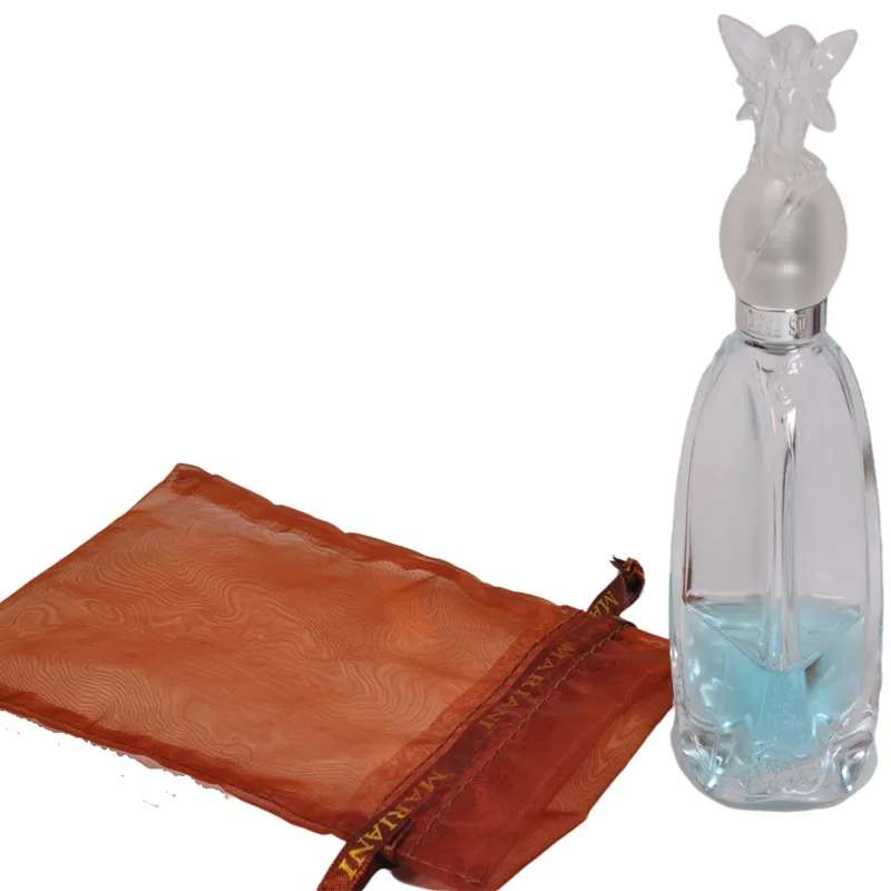 
Cheap Custom Personalized Organza Cosmetics Drawstring Bag Plain Organza Bags With printing on Ribbon 