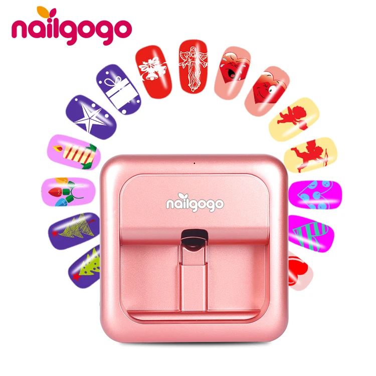 Цифровая Wi-Fi печать на пальцах nailgogo цена портативная интеллектуальная машина ногтях