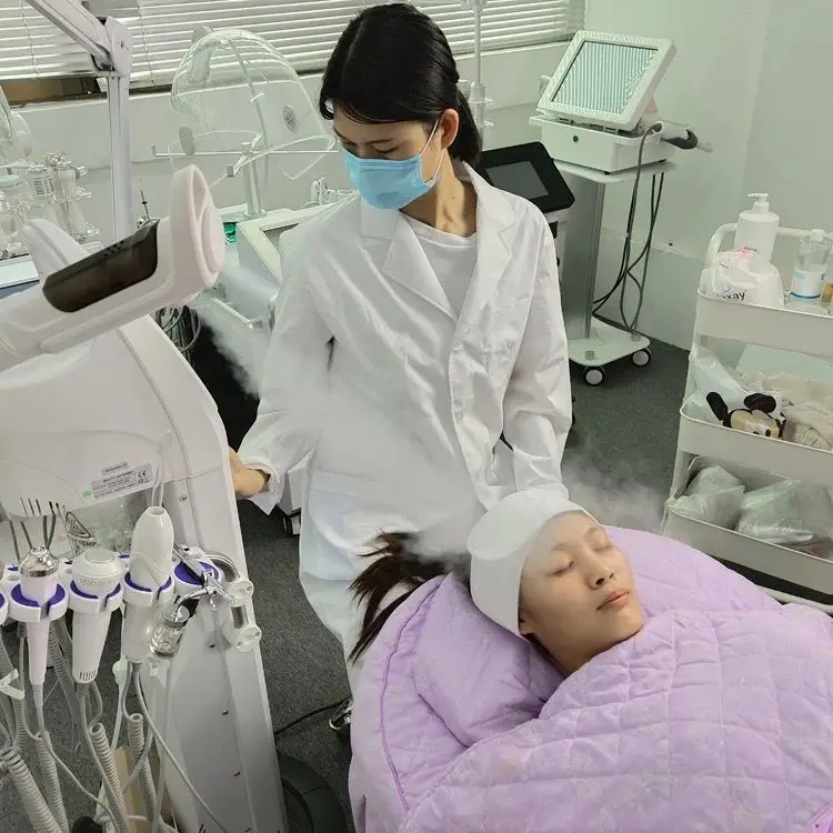 9 in 1 Multifunction Facial Beauty Machine With Facial Steamer Deep Facial Cleaning Machine Skin Care Tools