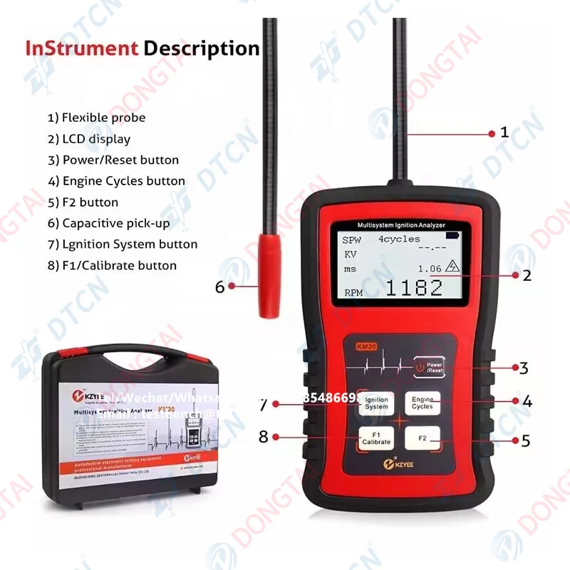 NO.056(2) KZYEE KM20 Multisystem Ignition Tester Analyzer
