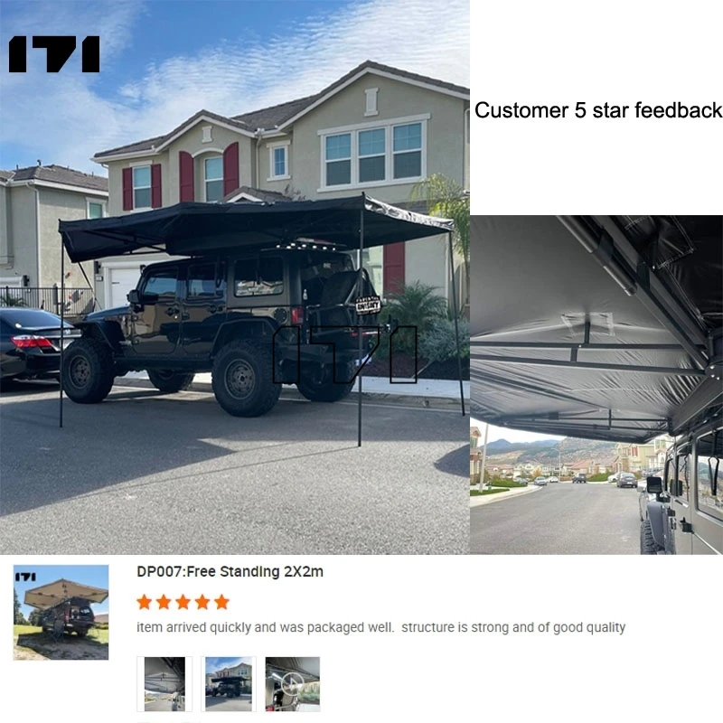 Promotion 180 Car Bat Wing Rv Inflatable Tent 270 Spare Parts Side Awning Suv