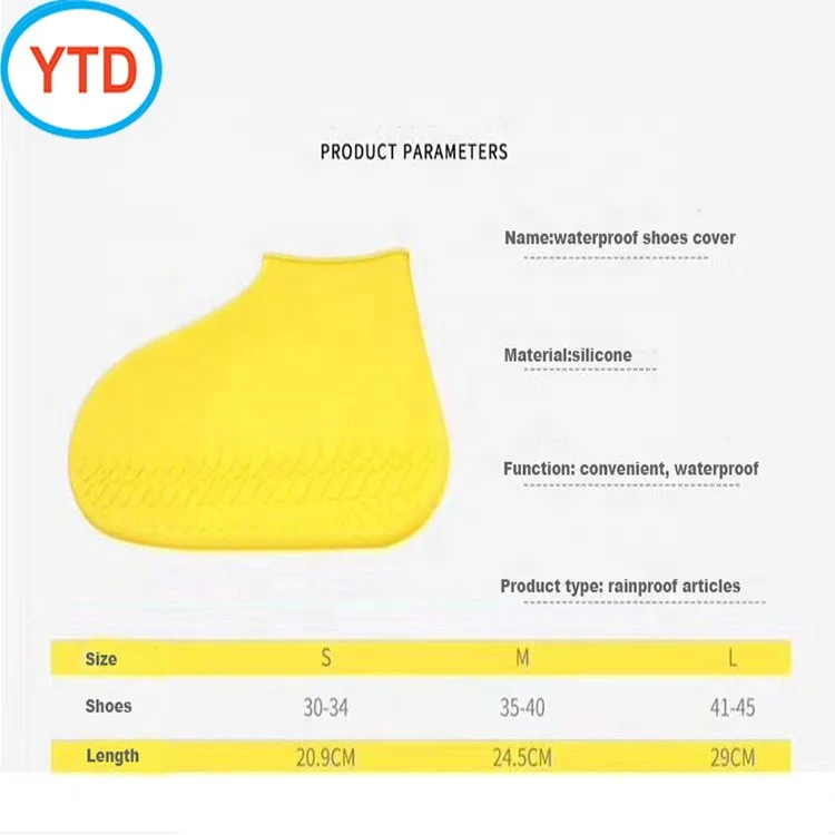 Portable Thick Disposable Anti-Slip Outdoor Shoe Rack Waterproof Rain Shoe Protectors Covers Boots