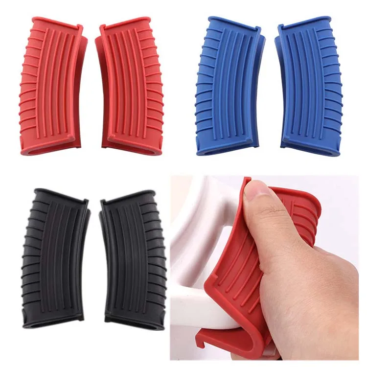 Cast Iron Skillet Handle Cover Pot Handle Holder Sleeve Non-Slip Heat Resistant Removable Potholder