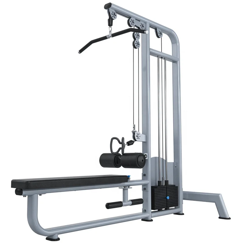 Strength training fitness equipment fitness low row lat pull down machine for home
