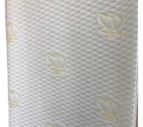 Cheap 100 polyester white  knitted ticking jacquard fabric for pillow and mattress covers