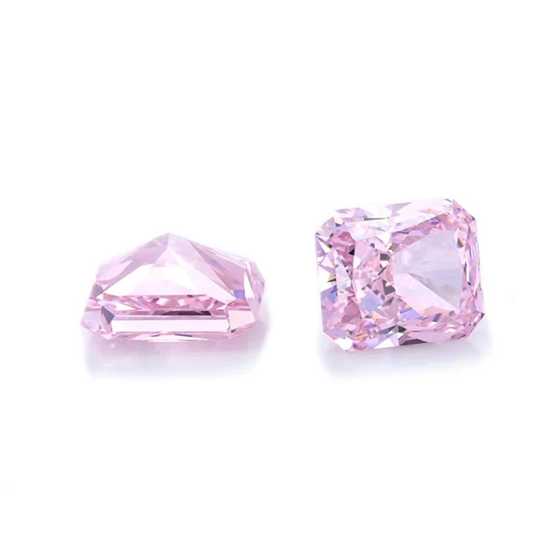 Wholesale price Iced cut cz stones Radiant cut oct10x8mm loose gemstone Synthetic cubic zirconia