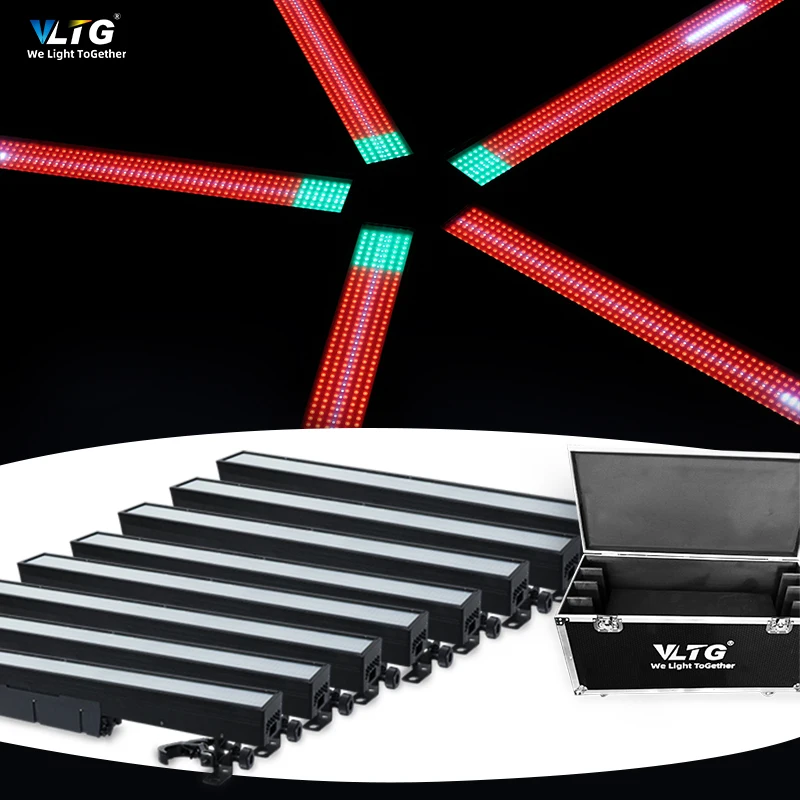 Led Outdoor IP65 RGB 112x3W Stage lighting DMX Wall Washer Pixel Strobe Led Wash Bar Light For Dj Night Culb