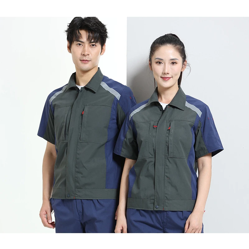 Summer Working Clothes With Shirts&Pants Cotton Custom Workwear Uniform Work Uniform