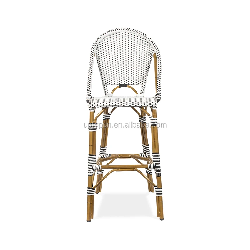 (SP-OC409) New Arrival Modern Metal Luxury Outdoor Rattan Bar Chair For