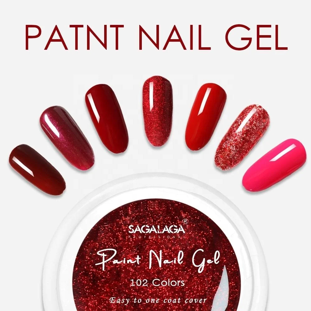 Neon Chrome Paint High Pigment Of Paints Set No Wipe Painting Gel Nail Art
