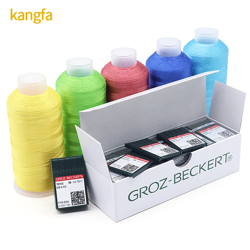 Hot-Sale Imported Computerized Embroidery Needles Titanium Needle Gold Needle Strength Enough