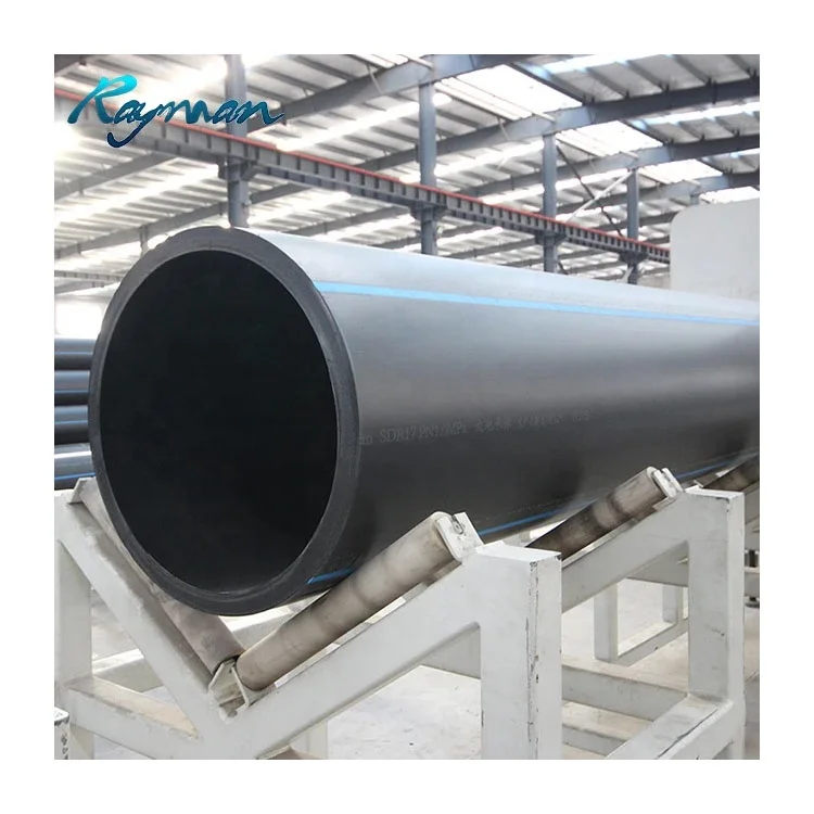 Rayman 100% Virgin Material PN16 HDPE Tube PE Polyethylene Pipe for Water Supply 200mm