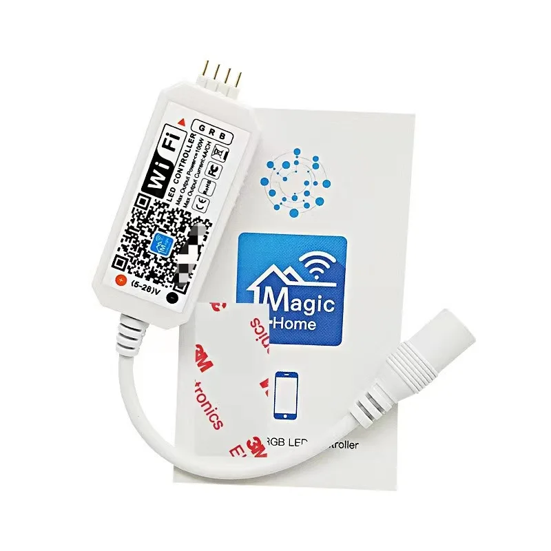 Magic Home DC5V 12V 24V беспроводной Wi-Fi RGB/RGBW ИК-RF светодиодный контроллер для 5050 светодиодной ленты