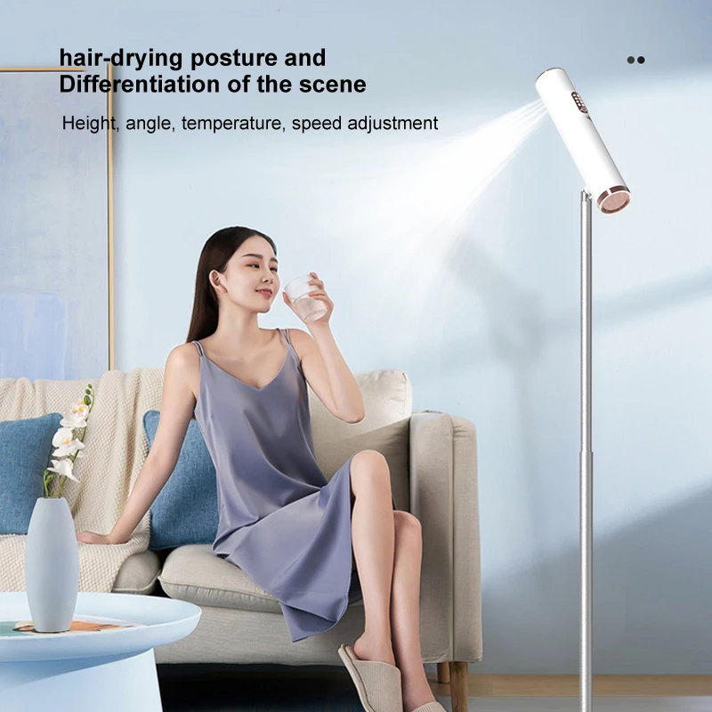 Professional High-power Quick Drying Hands Free Hair Blower Adjustable Negative Ions Vertical Fast Hair Drying Machine