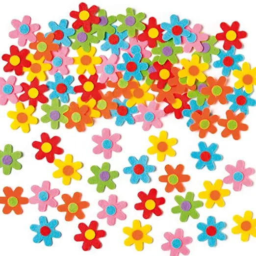 Funny Kids felt stickers self adhesive die cut animal shape for kids for scrapbooking notebook decorative sticker