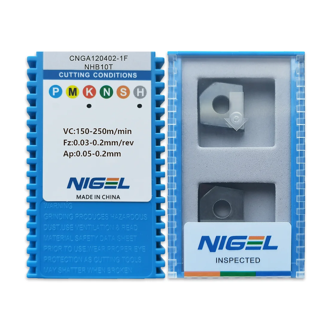 Nigel cnc cutting blade turning tool insert tool custom CNGA120402 PCBN insert CBN for lathe machining work processing