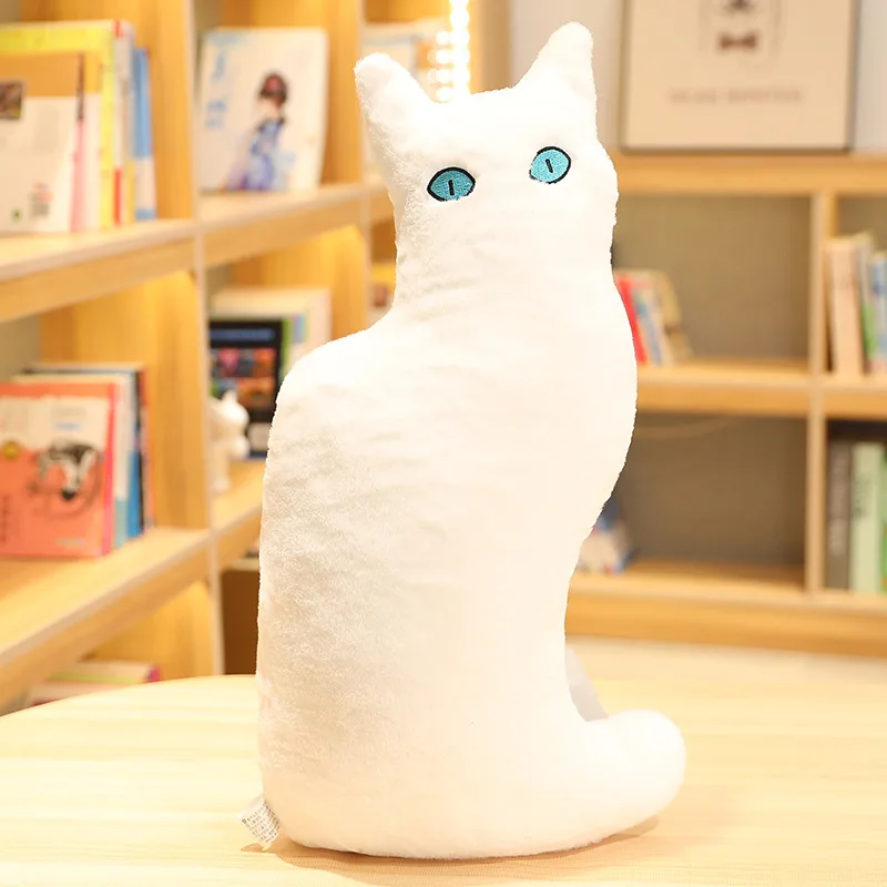 Animal Cat Plush Toys for Children Gifts Wholesale Soft Cotton Stuffed Plushie Doll Peluche Gatos Home Decoration