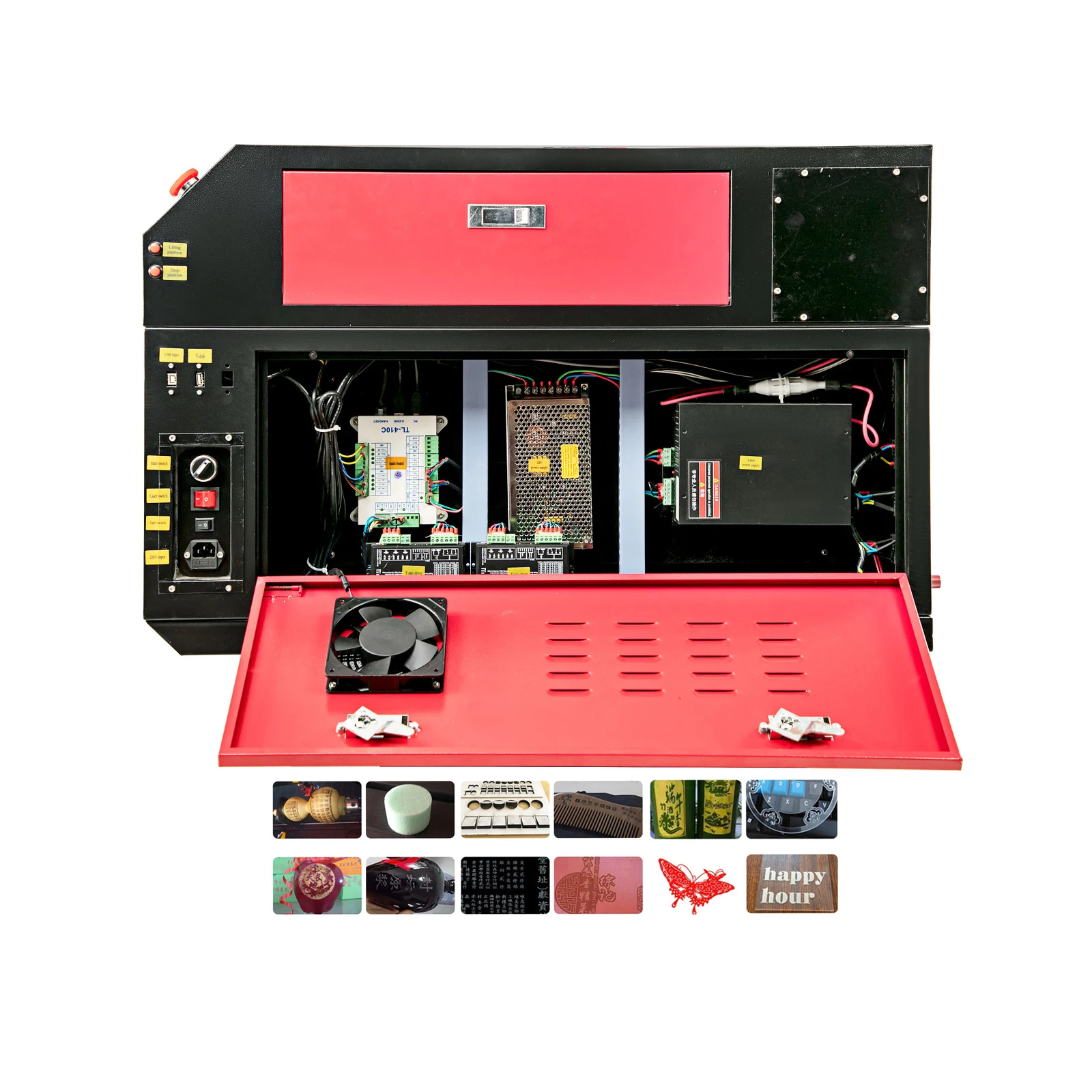 Laser Cutter 750 60w Co2 Laser Engraving cutter Machine for wood plastic
