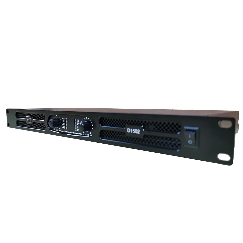 Wonvi D1502 Профессиональный новый усилитель звука высокой мощности 1500 Вт * 2 канала
