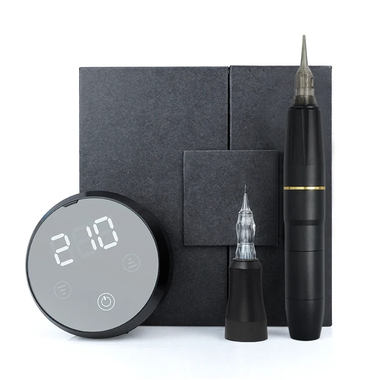 Wireless Academy Rotary Pen Eyebrows Permant Makeup Portable Training Pmu Tattoo Machine Microblading Kit