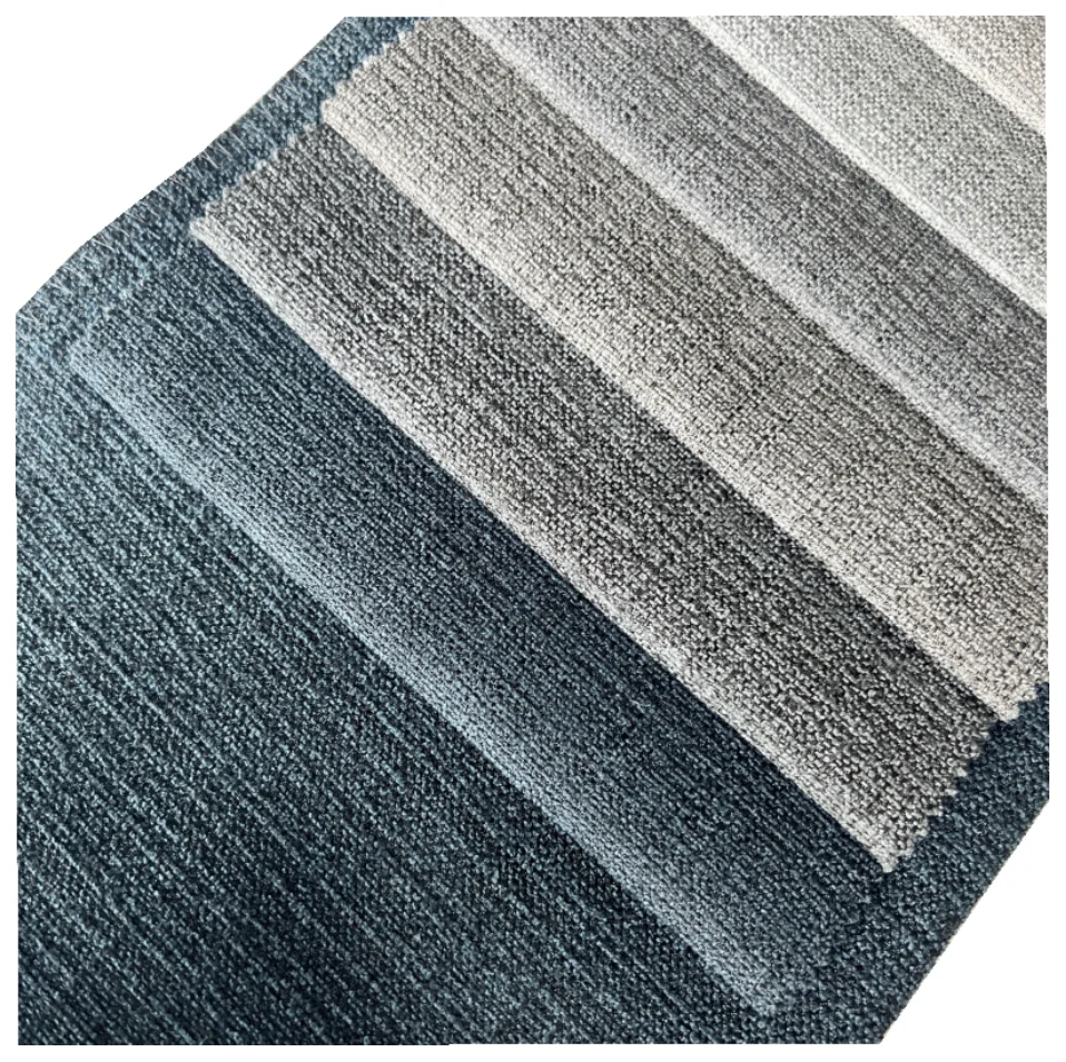 China Good design more colorful 100% polyester Linen Upholstery Fabric