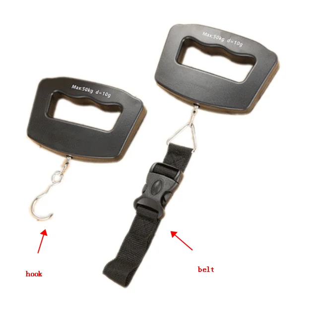 
mini 40kg LCD blacklight electronic weighing scale stainless steel digital luggage hanging weight scale 