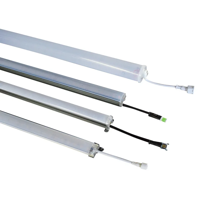 Препятствие LED Ограждения Трубки Свет 220V 110V 24V Rgb препятствие светодиодная цифровая трубка открытый свет пробки СИД DMX RGB Led цифровая лампа