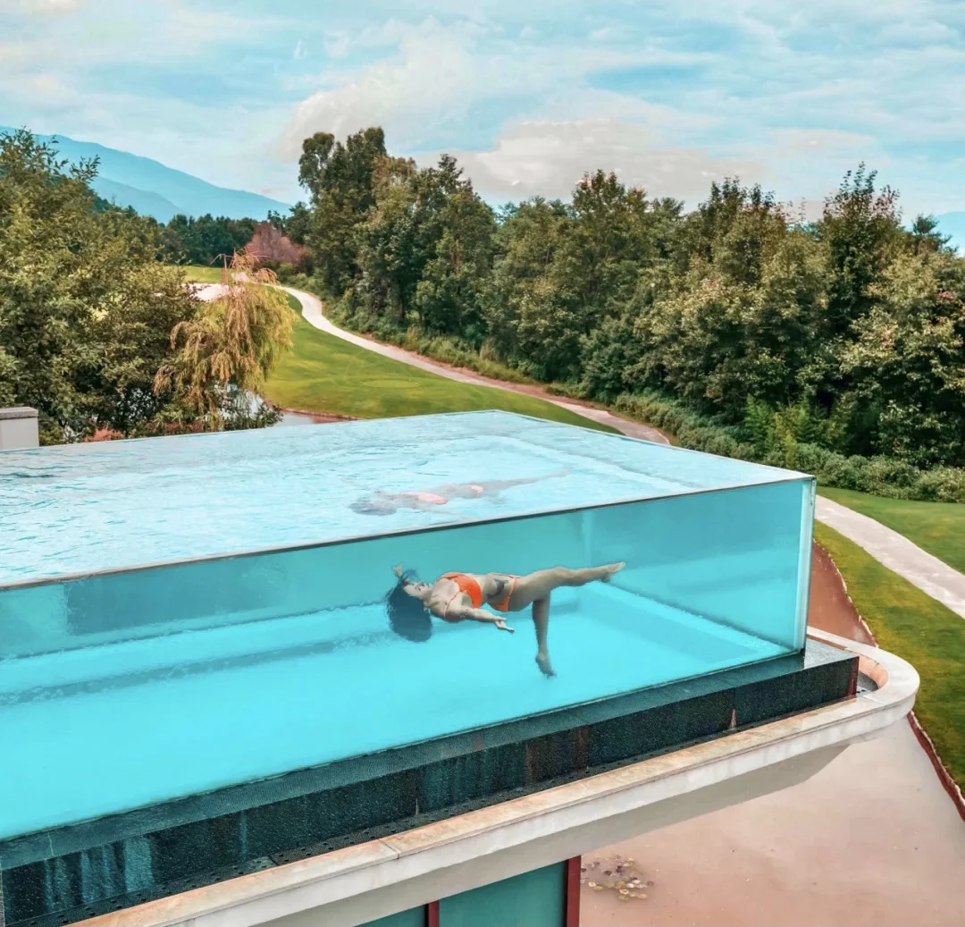 Outdoor and indoor aboveground transparent clear 20-700 mm acrylic sheet panel wall for acrylic swimming pool