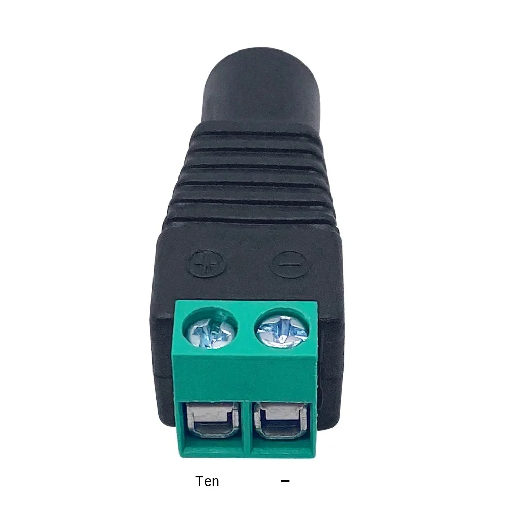 Fast Connector Power Cord Wire for LED Strip CCTV Camera 5V 12V 24V DC 5.5*2.1mm Female Jack Adapter Plug Lighting Accessories