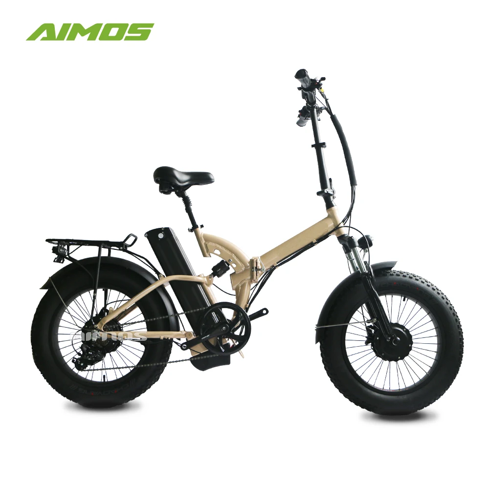 fat tire cruiser folding ebike beach bicycle bafang 48v 1000w china electric bike