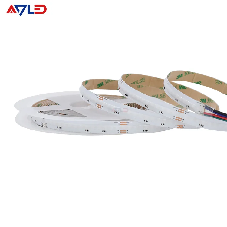 RGBIC меняющая цвет COB полоса tira de luces Adressable 12 24 В 630 светодиодов цифровой Светодиодная лента для настенного потолка