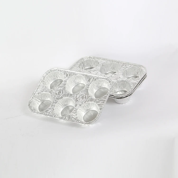 Spot Wholesale Molds Aluminium Foil Egg Tart Shell Cup Base For Food Baking