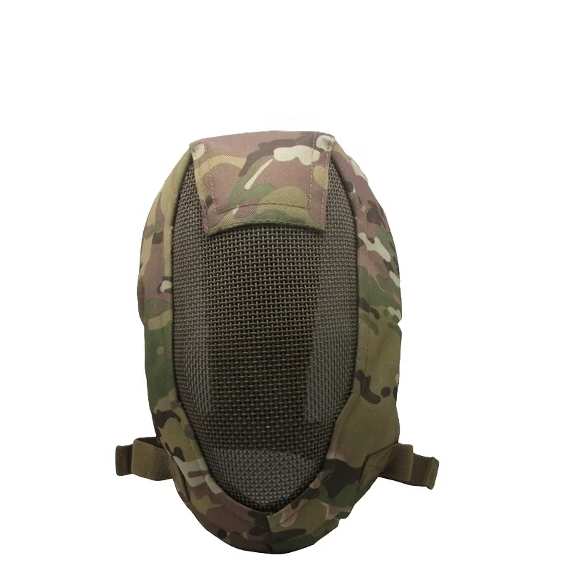V3 Tactical Mask Full Face Real Life Desert Sports Mask Fencing Fighting Tactical Gear Electronic Camouflage Tactical Mesh Mask