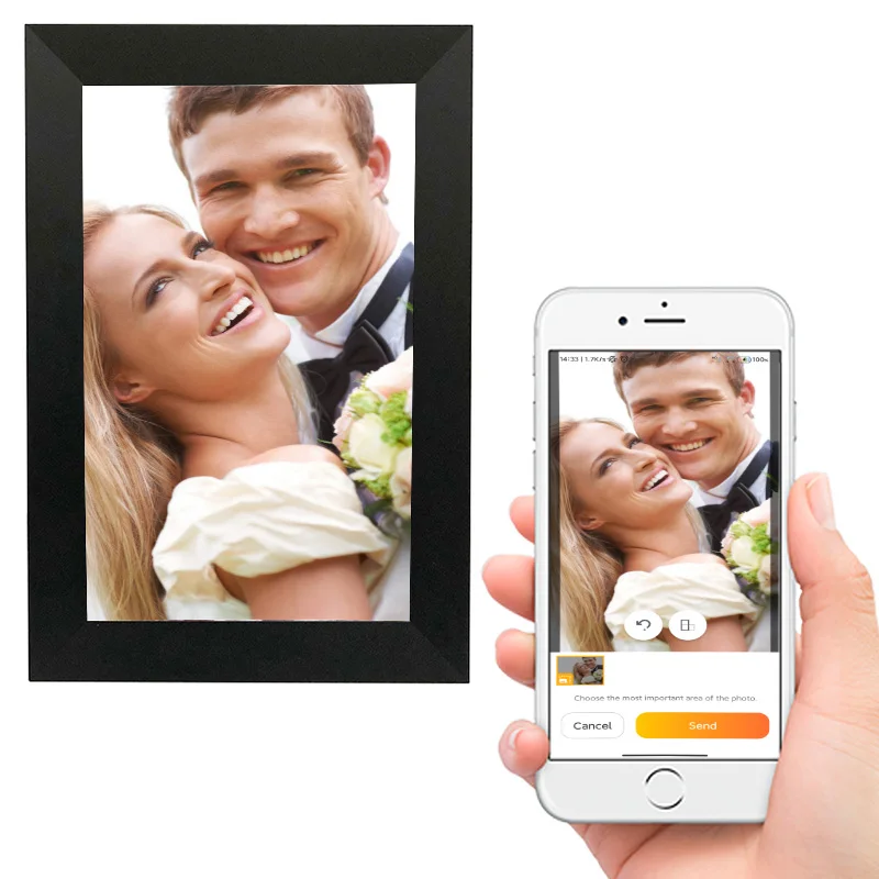 10.1 inch Biu Frame Wifi Touch Screen Nft Display Video Digital Frame