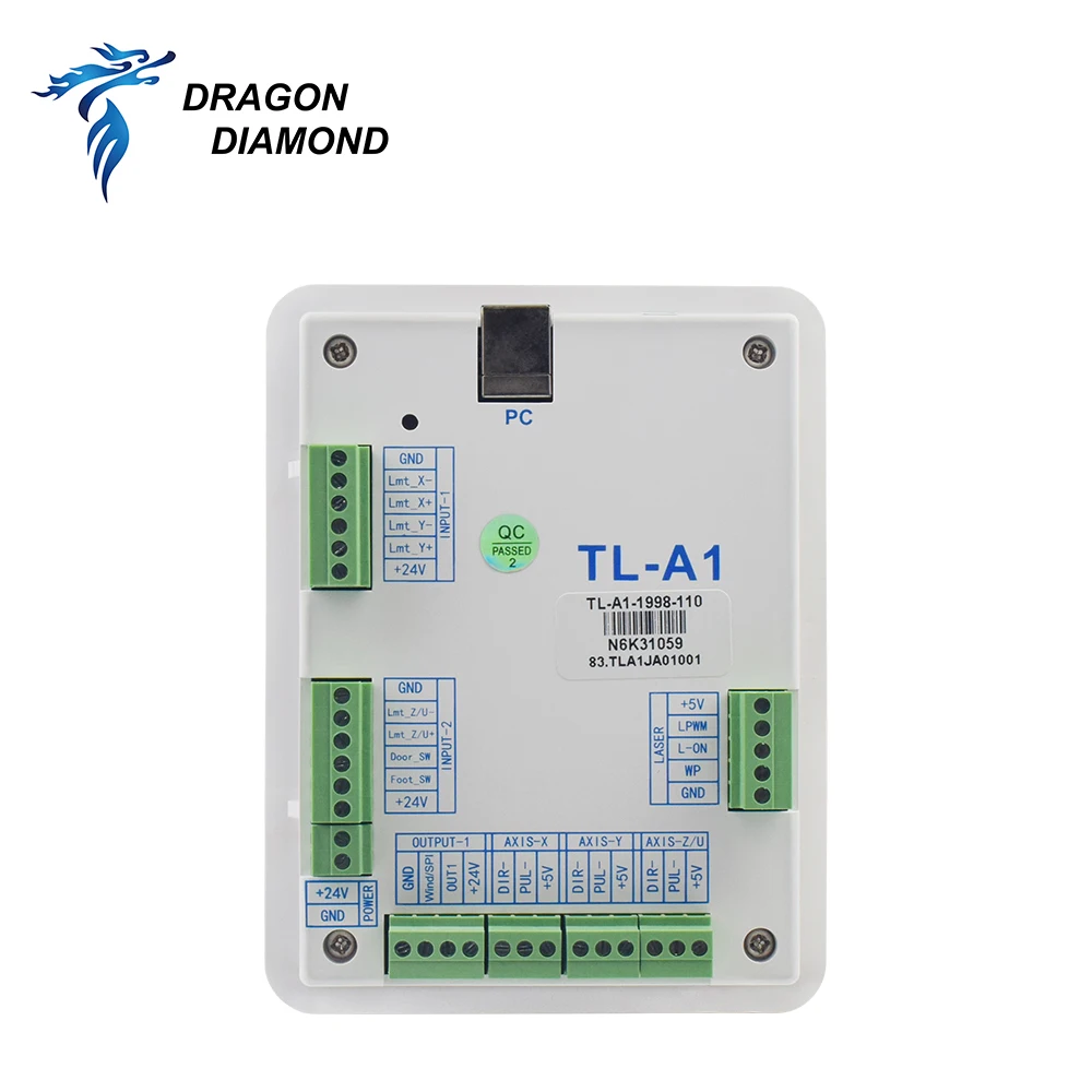 Dragon Diamond TL-A1 laser controller system 6090 6040 replace ruida Leetro Trocen Dc 24V 2A TL-A1