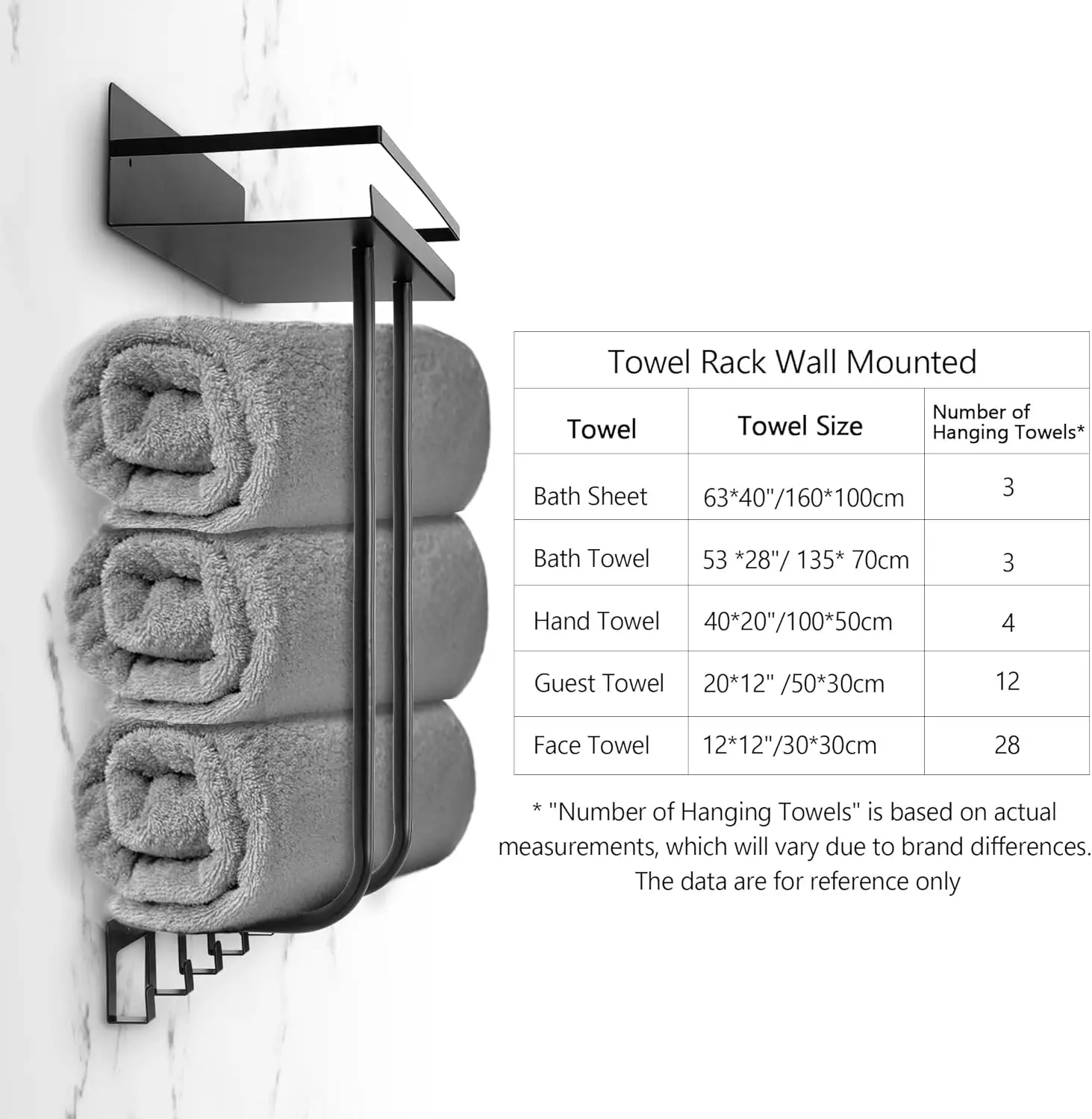 Sopewod Smart Bath Holders Bathroom Storage Shelves for Living Room Towel Rack & Storage Rack