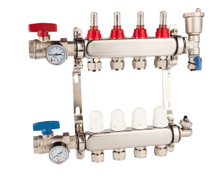 Заводская цена 4 способа коллекторы из нержавеющей стали для системы напольного отопления