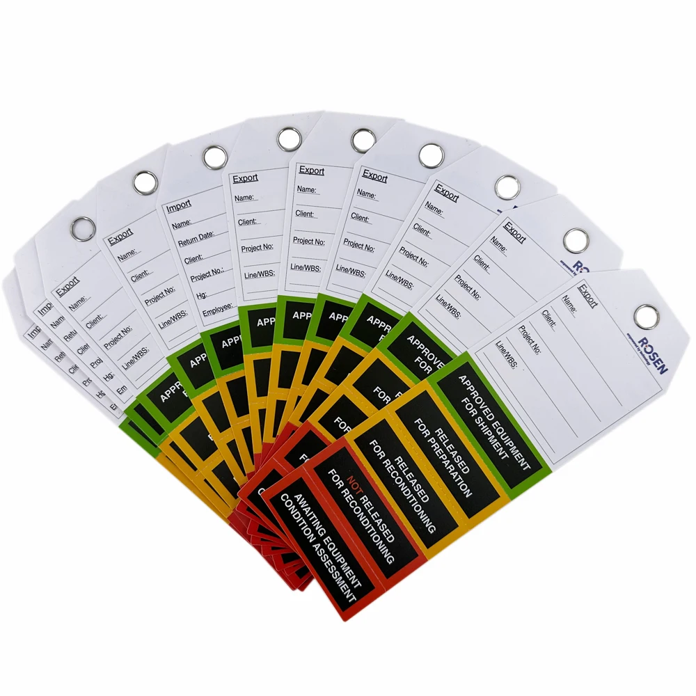 Promotional OEM Low Price Custom Plastic Greeting Card Folded Packaging Tags Hang Folded Card Stock Hanging Tag