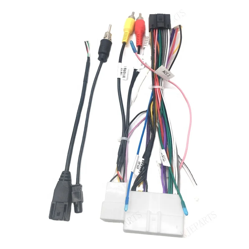 Car Android Player Power Cable 12Pin 38Pin Connector With Canbus For Mahindras Xuv 500 Auto Radio GPS