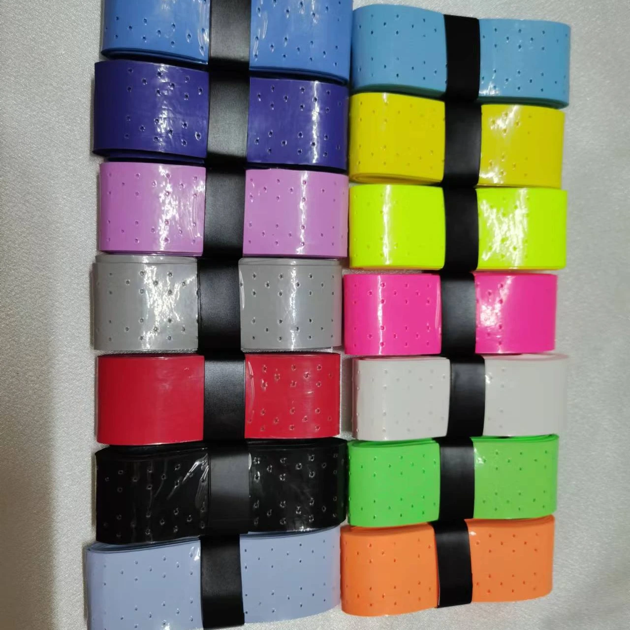 Профессиональный держатель для пляжного тенниса, цветной Противоскользящий захват для бадминтона с логотипом на заказ