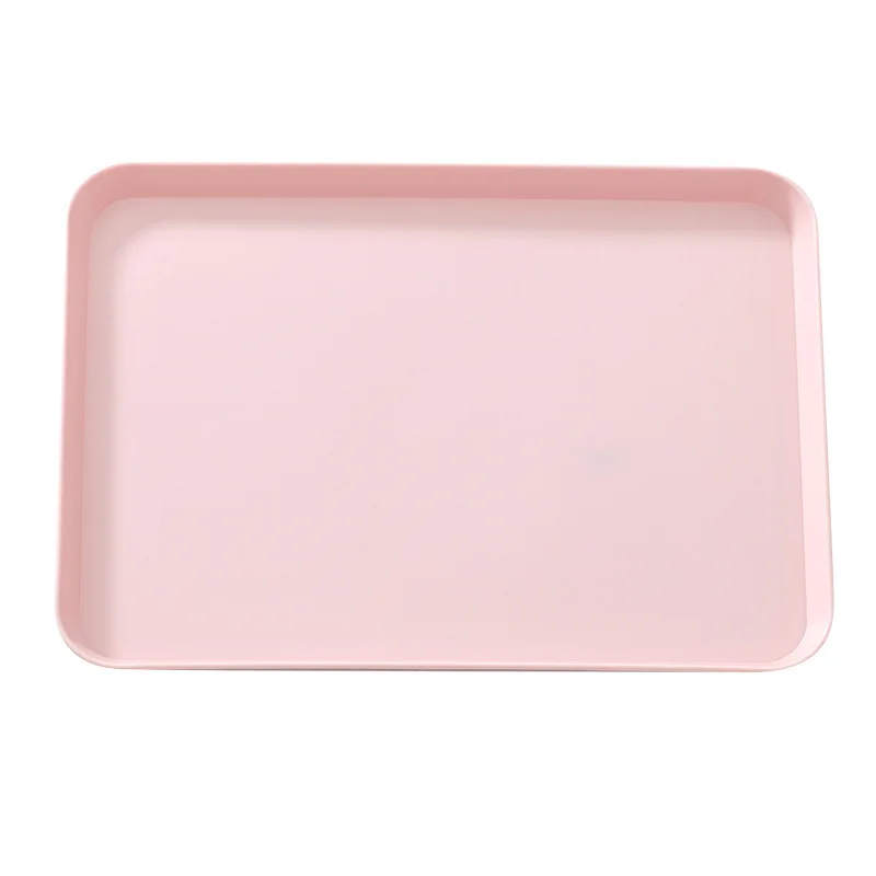 Rectangle Plastic Non-Slip Tea Coffee Tray Meal Service Restaurant Food Tray Serving Tray