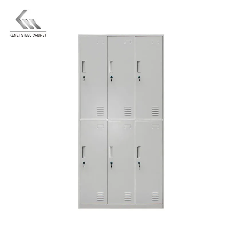 Недорогой металлический шкафчик шкаф для тренажерного зала старшей школы офиса мини хранения однодверный или многодверный