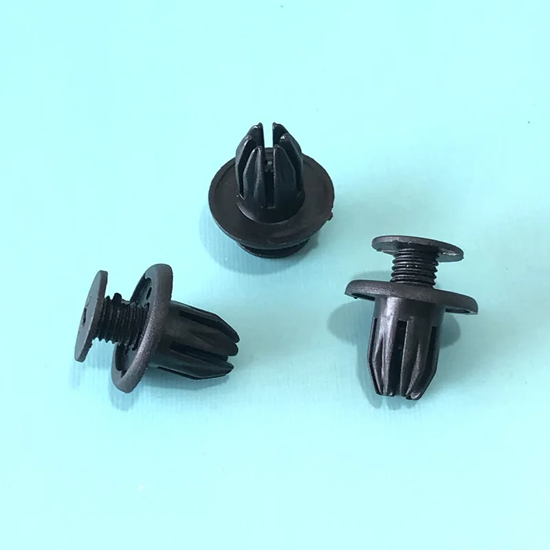 50Pcs 10mm Auto Bumper Fenders Fastener Clips Fit For Volkswagen Audi Hyundai Kia Toyota Honda Nissan Buick Ford Renault Peugeot