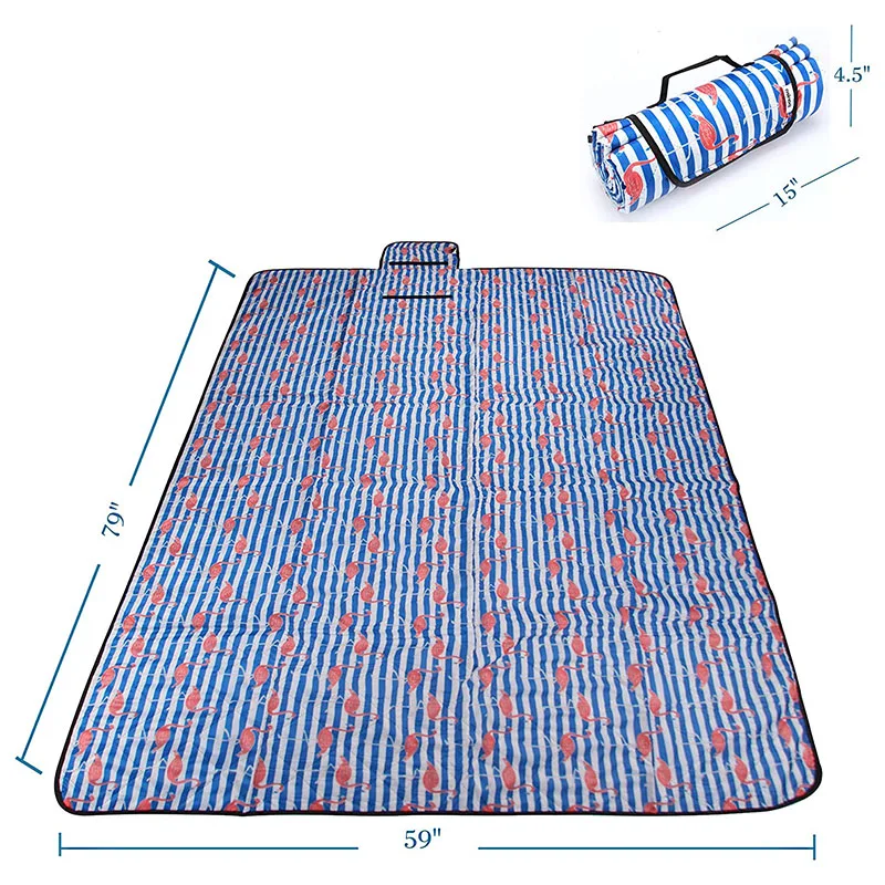 Wholesale Fashion Styles Cheap Waterproof Sand-Proof Foldable Beach Picnic Blanket Mat