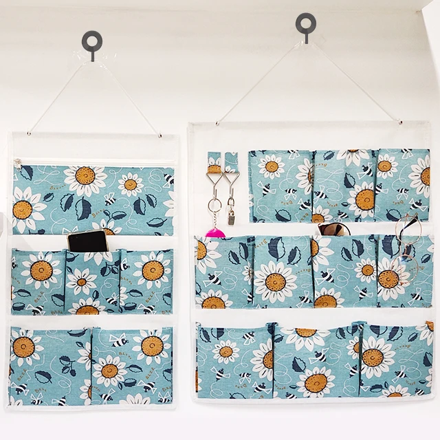 Custom Organizer Wall Hanging Storage Bag Beside Daisy Family Life Hanging Storage Bag